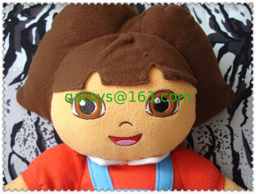 方法 Dora の探検家の漫画のプラシ天は茶色がかった鋼色赤い 45cm の習慣をもてあそびます