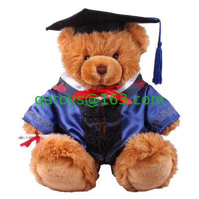 Graduation 18 インチの博士のテディー・ベアのコレクションの祭典のための詰められた柔らかいプラシ天のおもちゃ