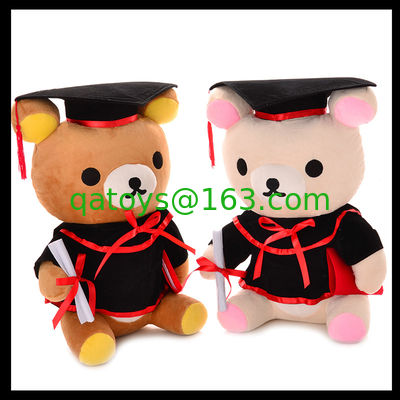 卒業の祭典 30cm のための Graduation Plush 博士のテディー・ベア