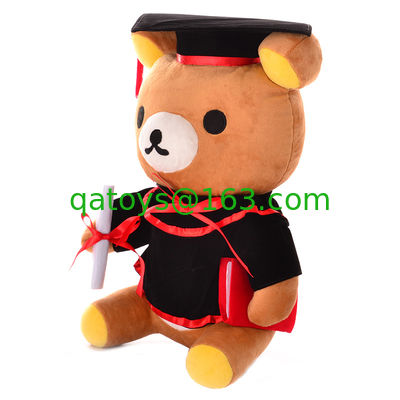 卒業の祭典 30cm のための Graduation Plush 博士のテディー・ベア