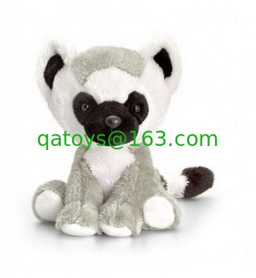 野生動物のハスキー/キリン/ろば/Lemur/Meerkat は 15cm プラシ天のおもちゃを詰めました