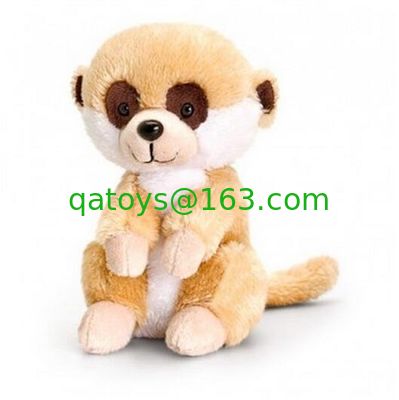 野生動物のハスキー/キリン/ろば/Lemur/Meerkat は 15cm プラシ天のおもちゃを詰めました