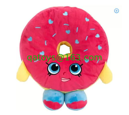 Shopkins は特性の漫画のプラシ天のおもちゃ赤くかわいい ASTM-963 を分類しました