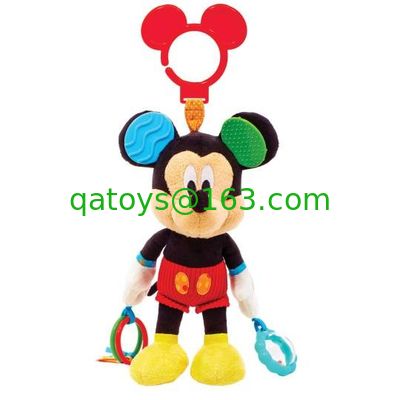 ディズニーの赤ん坊のプラシ天はミッキー マウス/ミニー マウス/Tigger/Dumbo をもてあそびます