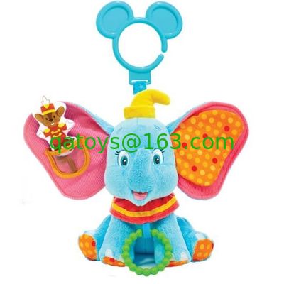 ディズニーの赤ん坊のプラシ天はミッキー マウス/ミニー マウス/Tigger/Dumbo をもてあそびます
