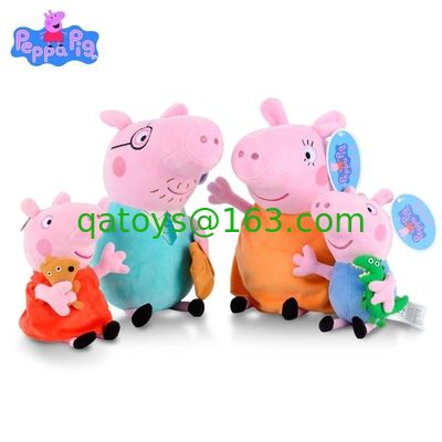 Peppa のブタのぬいぐるみの漫画のプラシ天は昇進のギフトをもてあそびます