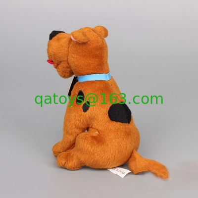 8inch 元のブラウンの漫画のプラシ天のおもちゃの Scooby Doo のモデルの姿勢のぬいぐるみ