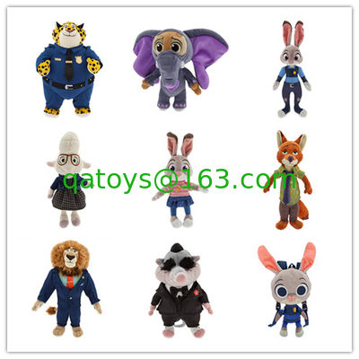 ディズニーのマンガのキャラクタ Zootopia は 9 インチ漫画のプラシ天のおもちゃを詰めました
