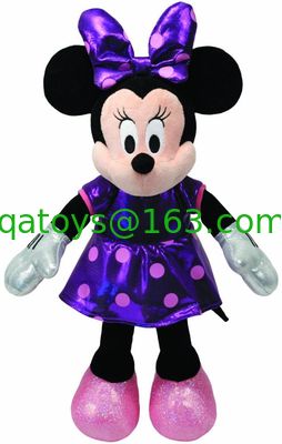 紫と赤 ディズニー オリジナル 紫 ミニーマウス 超柔らかい素材