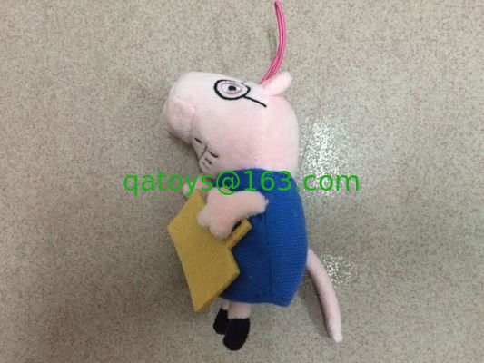 昇進のギフトのための Peppa のブタのプラシ天のおもちゃの Keychain によって詰められるおもちゃ