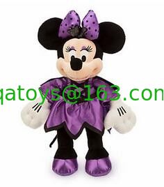 ペット党祝祭のための紫色のハロウィンの日のミニー マウスおよび Mickey ディズニーのプラシ天のおもちゃ