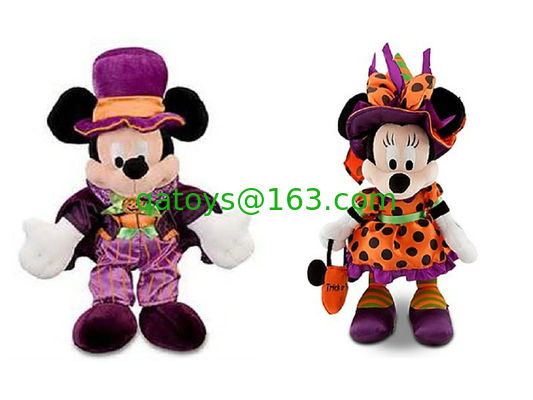 オレンジ ハロウィーンの日 ディズニー プルーシュ 玩具 16インチ ディズニー 詰め物のキャラクター