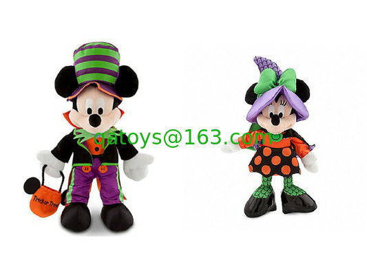 30cm ディズニー ぬいぐるみ ハロウィンタイム ミッキーマウスとミニーマウス