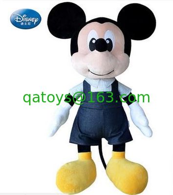 ディズニーの黒いプラシ天は黒いミッキー マウスおよびミニー マウスを 16 インチもてあそびます