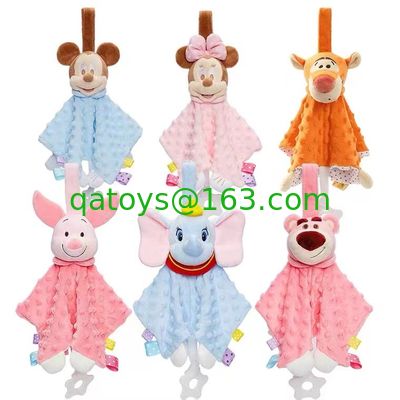 ニップル、幼児プラシ天のおもちゃの調停者が付いているElephentそしてヒツジのプラシ天のかわいい赤ん坊のおもちゃ
