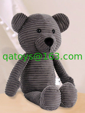 注文の Elephent のヒツジのプラシ天のかわいい赤ん坊は青い白 20cm のプラスチックをもてあそびます