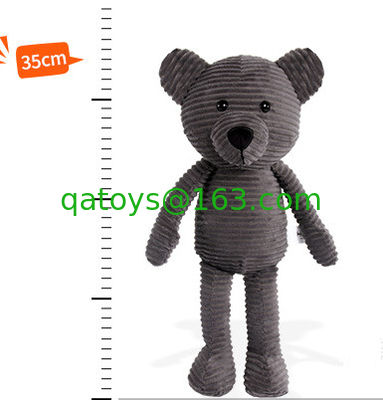 注文の Elephent のヒツジのプラシ天のかわいい赤ん坊は青い白 20cm のプラスチックをもてあそびます