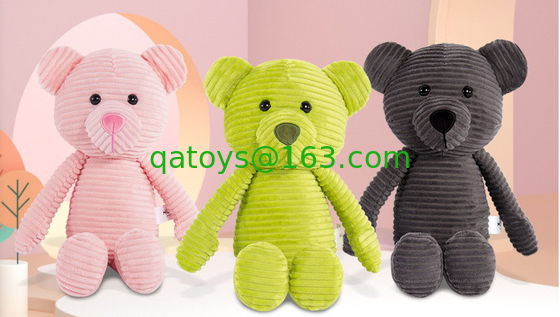 注文の Elephent のヒツジのプラシ天のかわいい赤ん坊は青い白 20cm のプラスチックをもてあそびます