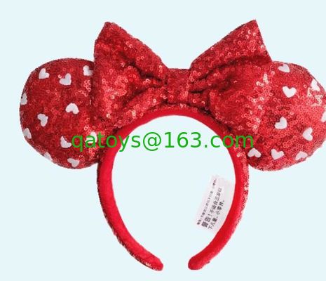 Disney original Plush head band Sequins head band 23cm