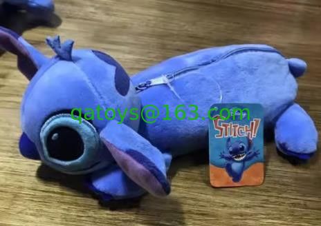 Disney Animal Head Plush Toys Pencial Bag for School 28cm