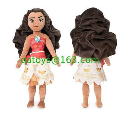 かわいいMoanaの漫画のディズニーのプラシ天のおもちゃ、Stuffed Dollsディズニーの王女