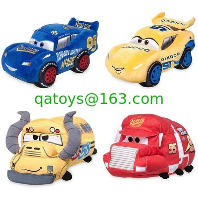 プラシ天のディズニーのロードスターのレーサー車は3つCruzラミレス/ライトニング・マックィーン/車3をもてあそびます