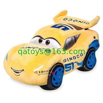 プラシ天のディズニーのロードスターのレーサー車は3つCruzラミレス/ライトニング・マックィーン/車3をもてあそびます