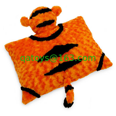 寝具のためのプラシ天のTiggerの頭部が付いているオレンジ美しいディズニーTiggerの枕プラシ天のクッションそして枕