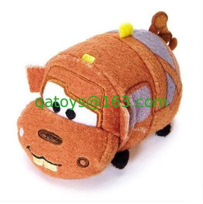 新品 オリジナル ディズニー ロードスター レーサー 車 玩具 3 ツムツム 漫画 毛布 玩具 10cm