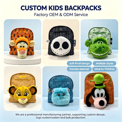Cute Disney Plush Toy Backpack