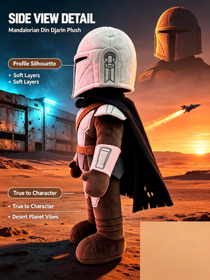 Disney  Plush Toy Mandalorian Din Djarin