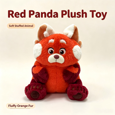 Disney  Plush Toy Mei‑Mei（Red Panda Mei）