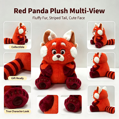 Disney  Plush Toy Mei‑Mei（Red Panda Mei）