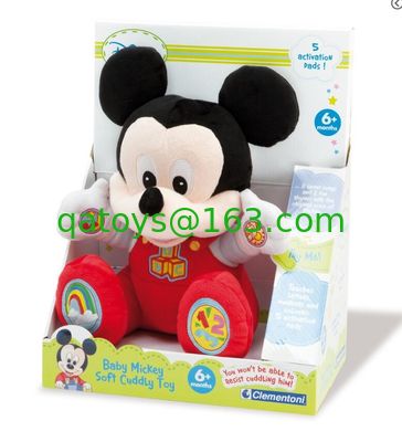 柔らかいおもちゃ30cmを話しているディズニー ミッキー マウスの赤ん坊Mickey