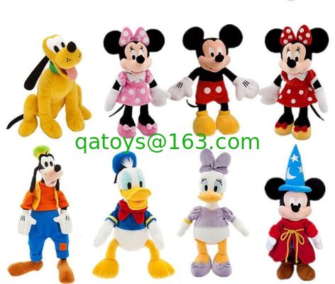 元のディズニー古典的なMickey家族のプラシ天は22cmをもてあそびます