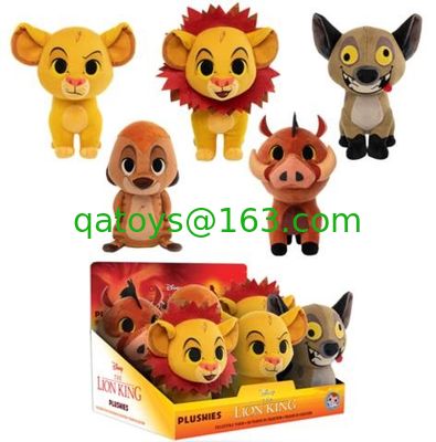 ディズニー ライオン・キングPlushies TimonおよびPumbaaのプラシ天のおもちゃ