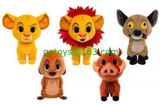 ディズニー ライオン・キングPlushies TimonおよびPumbaaのプラシ天のおもちゃ