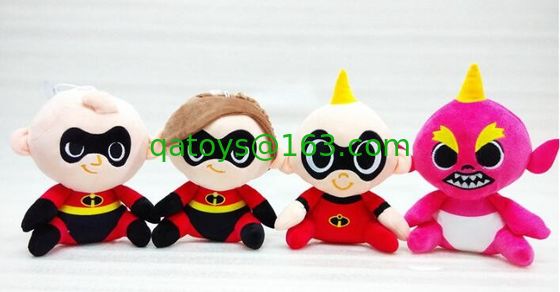 美しいIncredibles 2つのSupercute漫画のプラシ天のおもちゃ