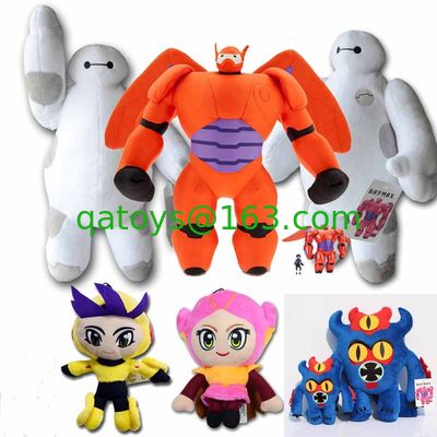 大きい英雄 6 の Baymax の漫画のプラシ天のおもちゃ
