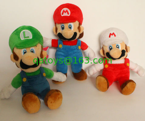 昇進のギフトのための美しく赤い極度のマリオのぬいぐるみのプラシ天のおもちゃ