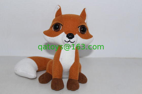 個人化されたかわいい Fox のぬいぐるみは小さいプラシ天のおもちゃ 20cm をもてあそびます
