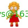 シンプソンズのぬいぐるみの漫画のぬいぐるみ、ポリエステル材料