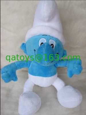 販売クレーン機械のためのかわいいSmurfのぬいぐるみの漫画のプラシ天のおもちゃ