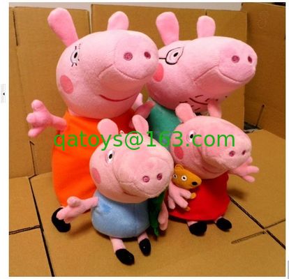 Peppa のブタのぬいぐるみの漫画のプラシ天は昇進のギフトをもてあそびます