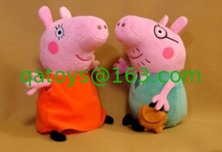 Peppa のブタのぬいぐるみの漫画のプラシ天は昇進のギフトをもてあそびます