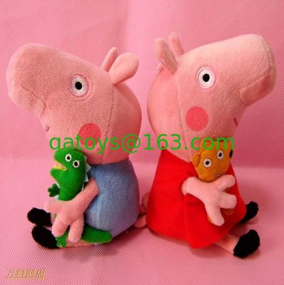 Peppa のブタのぬいぐるみの漫画のプラシ天は昇進のギフトをもてあそびます