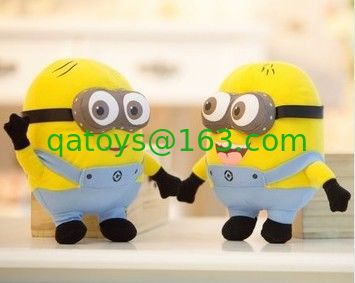 可愛いアニメ プルーシュトイズ 卑劣な私 3Dアイアクションフィギュア付きのミニオン
