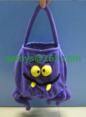12inch 紫色のハロウィンのギフトのハロウィン党のための袋によって詰められるプラシ天のおもちゃ