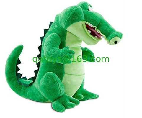 子供の遊ぶことのためのカスタマイズされた緑の柔らかいワニのぬいぐるみのおもちゃ