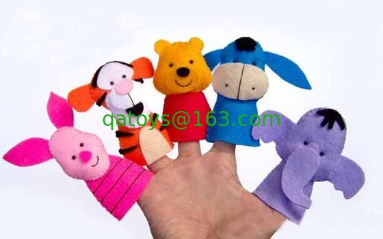 古典的なディズニーはプラシ天指のパペット、ろば/Tigger/コブタ/ばかな/Elephent を感じました